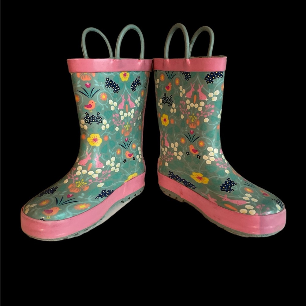 Land chief floral rain boots - Picture 3 of 8